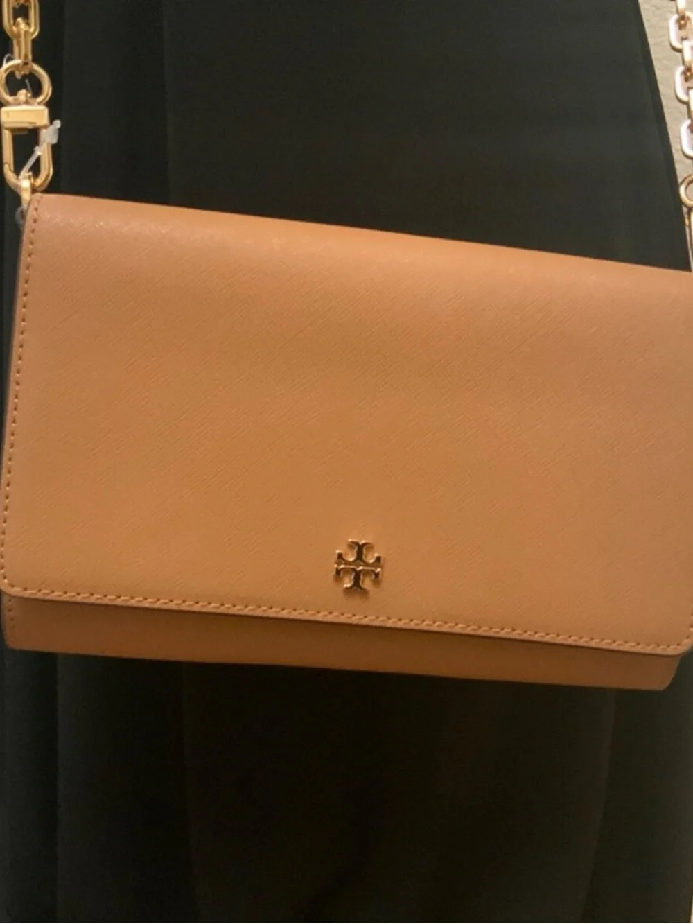 Tory Burch Emerson Leather Chain-Wallet Crossbody Bag Cardamom - Picture 4 of 12